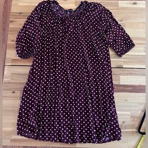 Tiffany & grey polka dot dress 3X